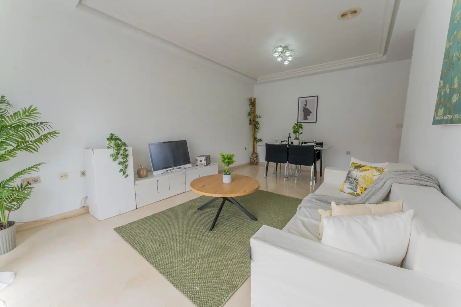 Sala de estar de Piso en venta en Elche / Elx con Aire acondicionado y Balcón