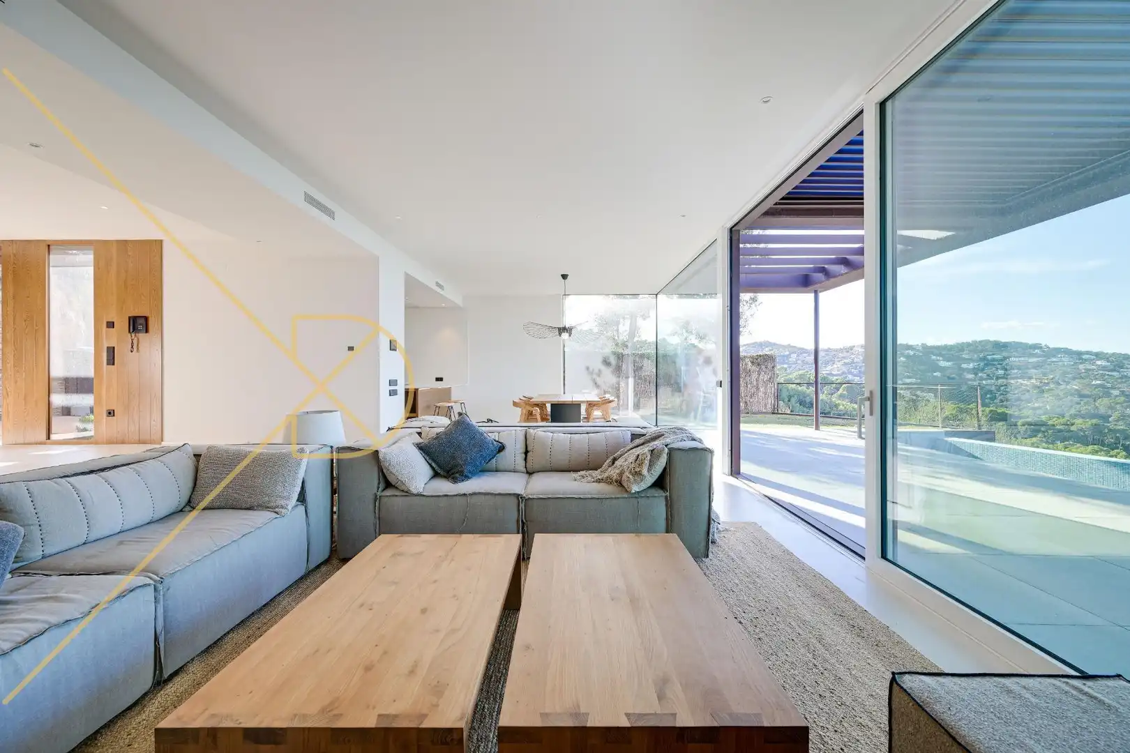 Sala de estar de Casa o chalet en venta en Begur con Aire acondicionado, Calefacción y Terraza