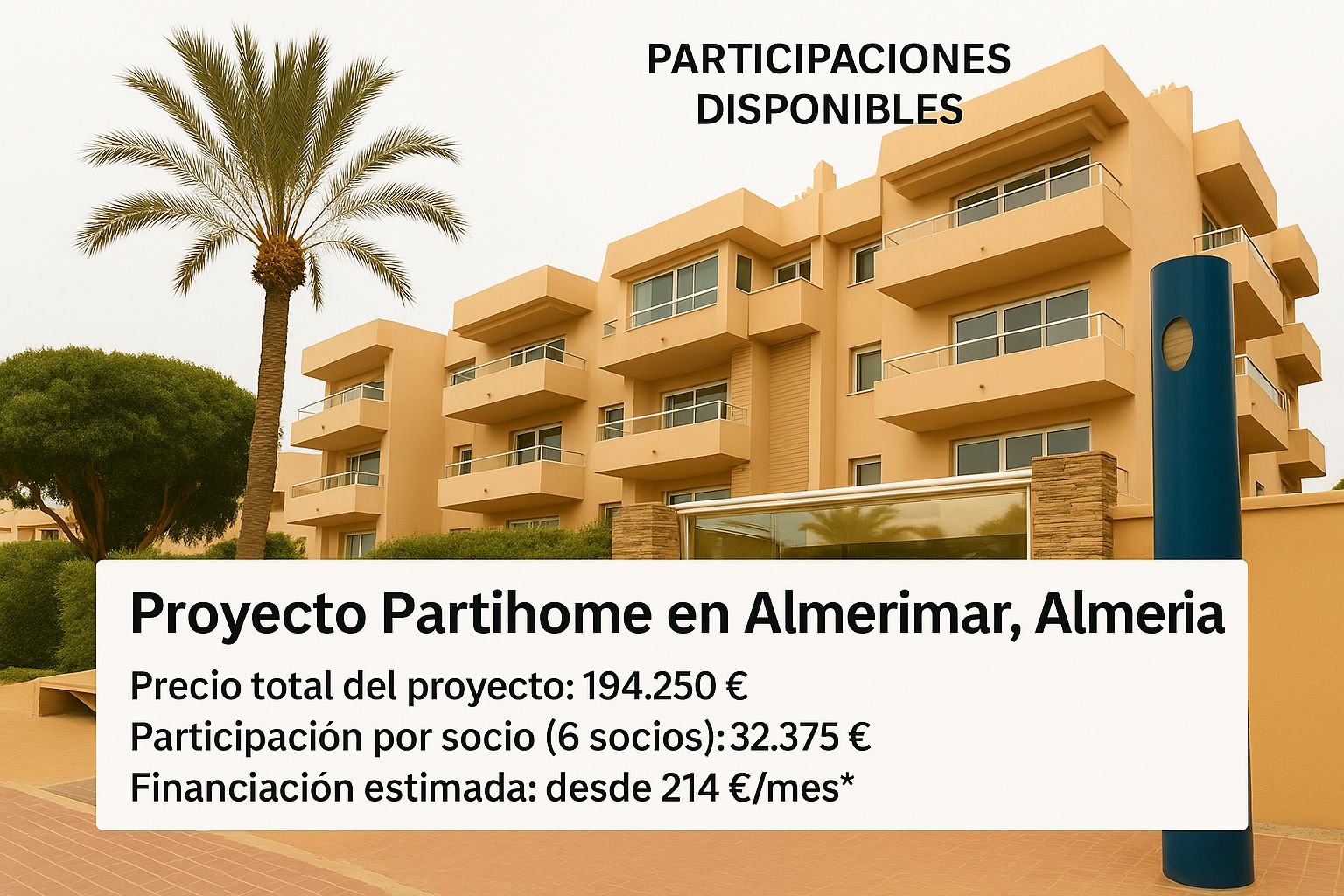 Vista exterior de Pis en venda en El Ejido amb Aire condicionat, Jardí privat i Moblat