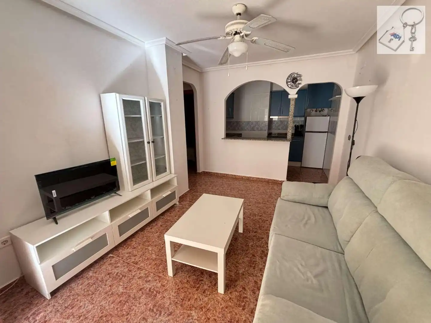 Wohnzimmer von Wohnungen zur Miete in Torrevieja mit Terrasse, Schwimmbad und Möbliert