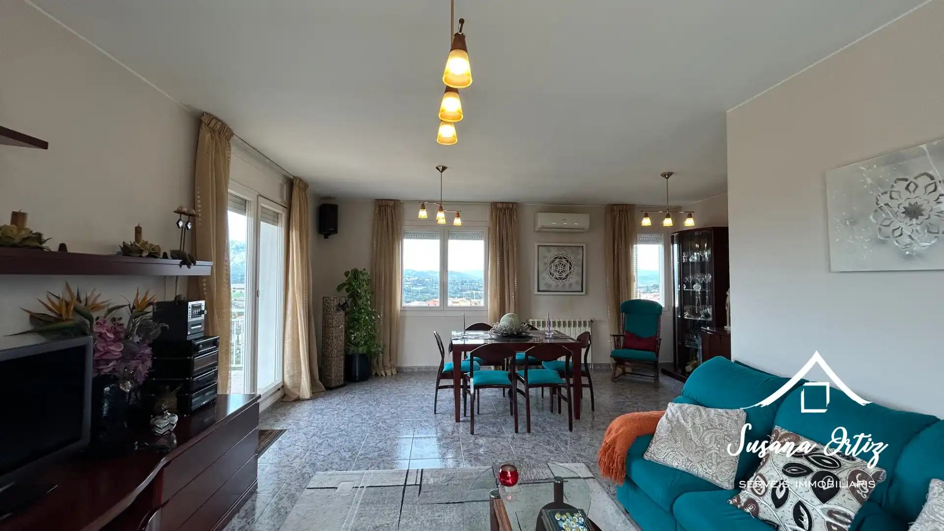 Sala de estar de Casa o chalet en venta en Masquefa con Aire acondicionado, Calefacción y Jardín privado