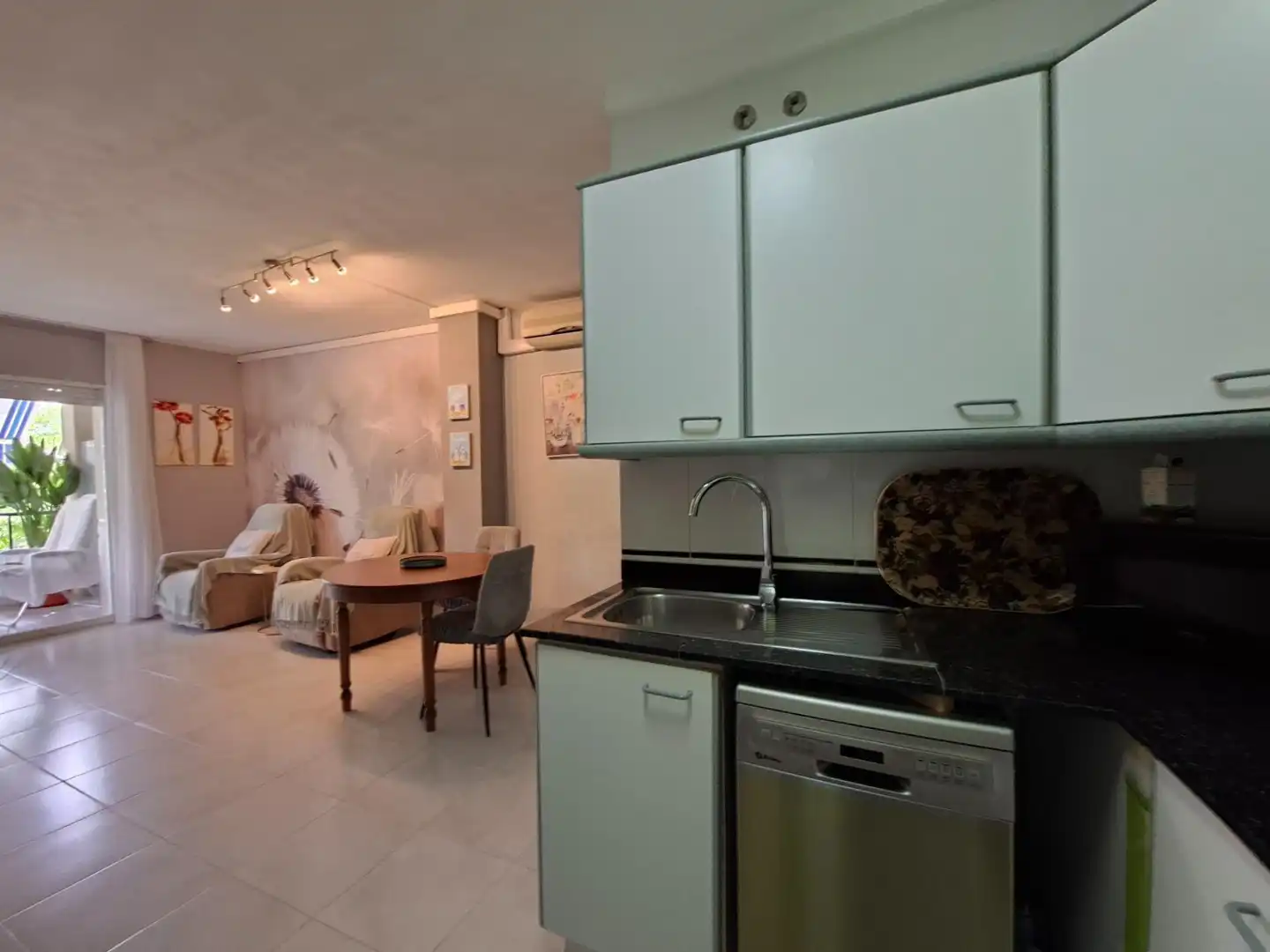 Cocina de Piso en venta en La Ràpita con Aire acondicionado, Jardín privado y Terraza