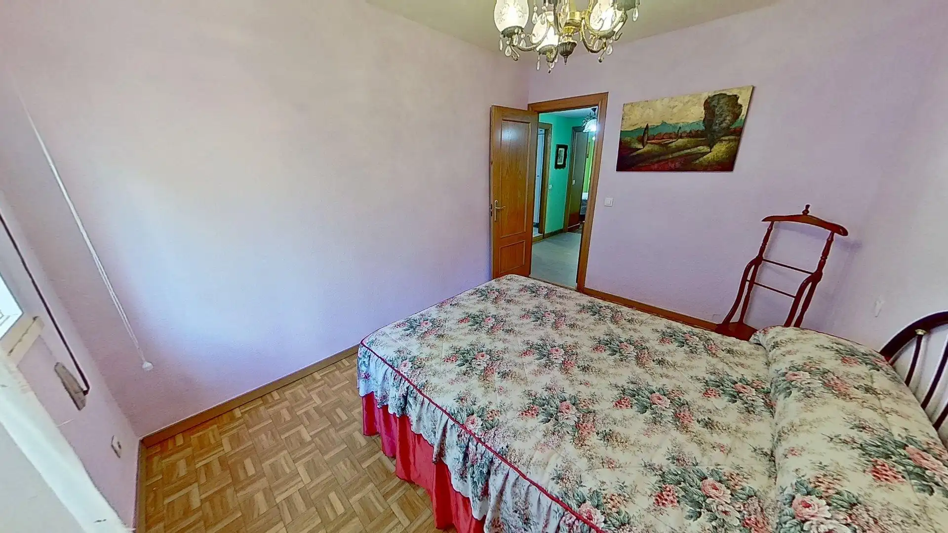 Schlafzimmer von Wohnung zum Verkauf in Gijón  mit Heizung, Parkett und Terrasse