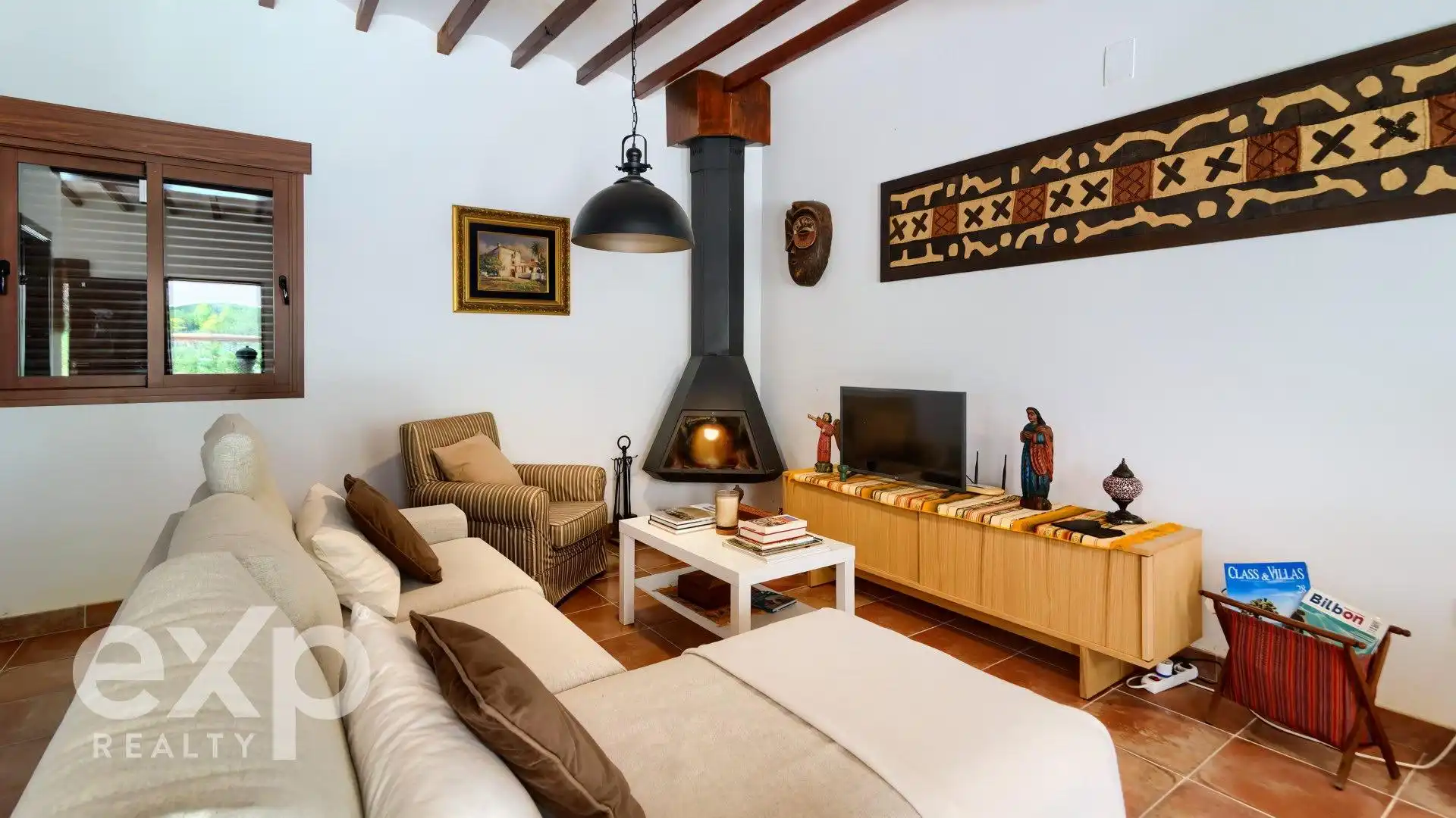 Sala de estar de Casa o chalet en venta en Parcent con Jardín privado, Terraza y Trastero