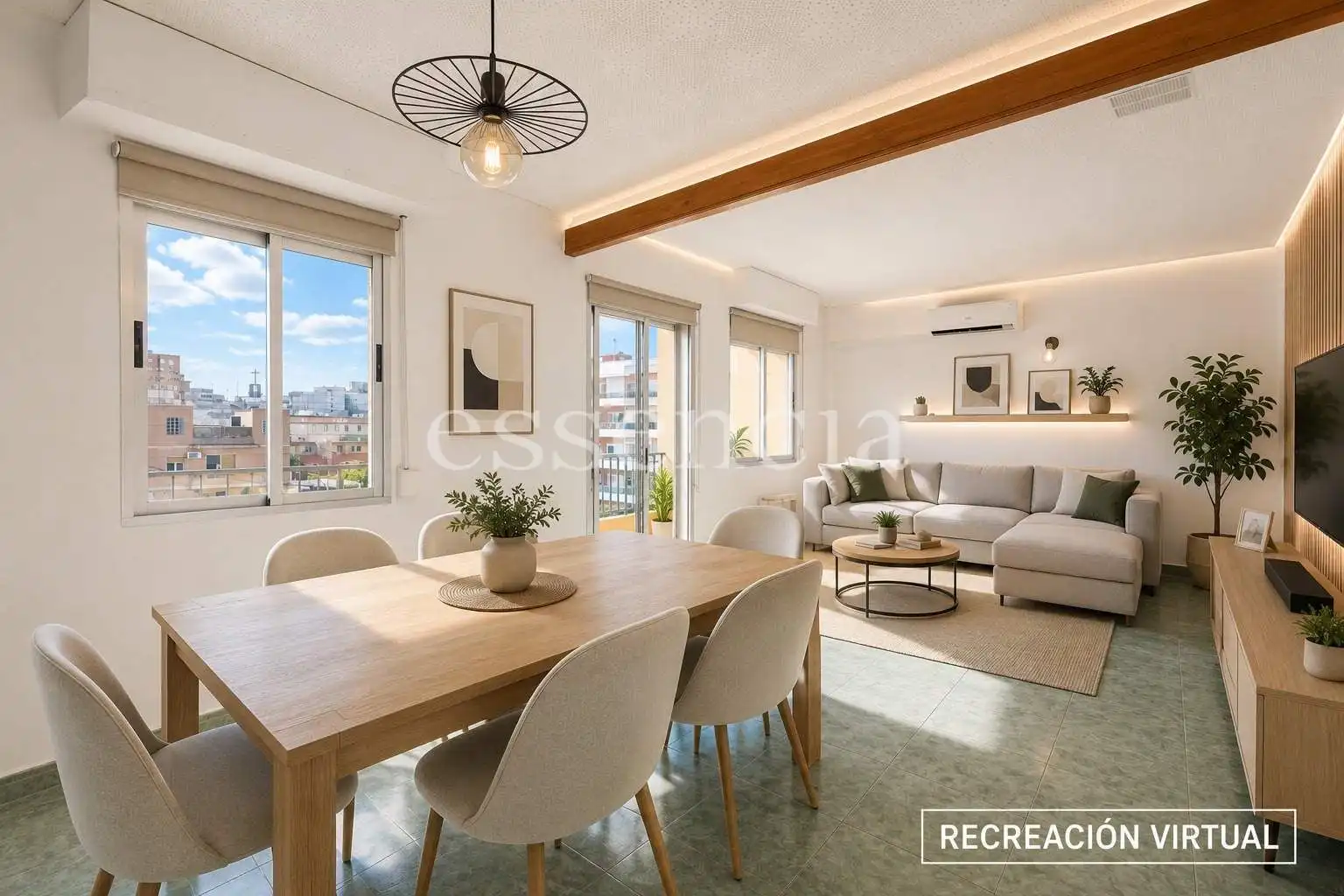 Sala de estar de Piso en venta en Gandia con Aire acondicionado, Terraza y Trastero