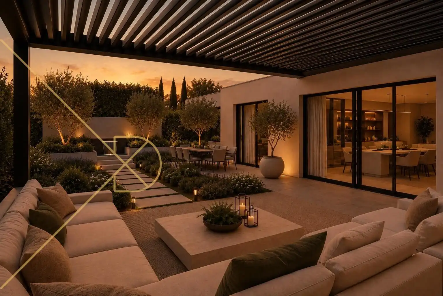 Terraza de Casa o chalet en venta en Esplugues de Llobregat con Aire acondicionado, Calefacción y Jardín privado