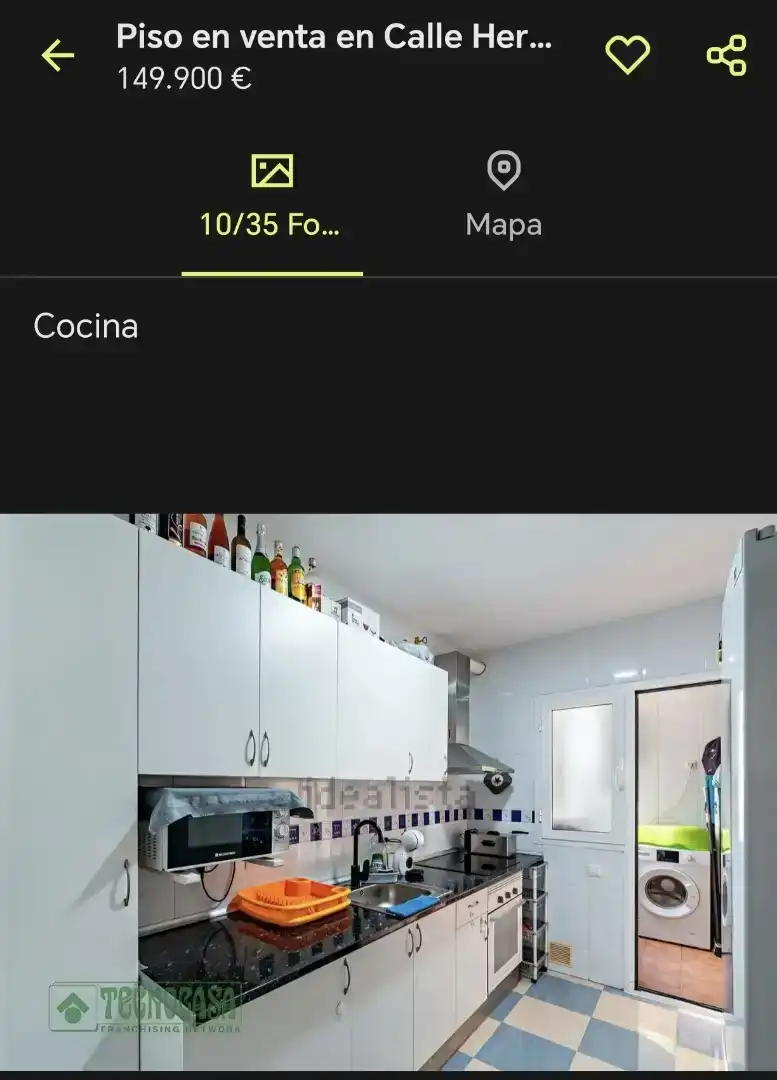 Cuina de Pis en venda en Roquetas de Mar ciudad