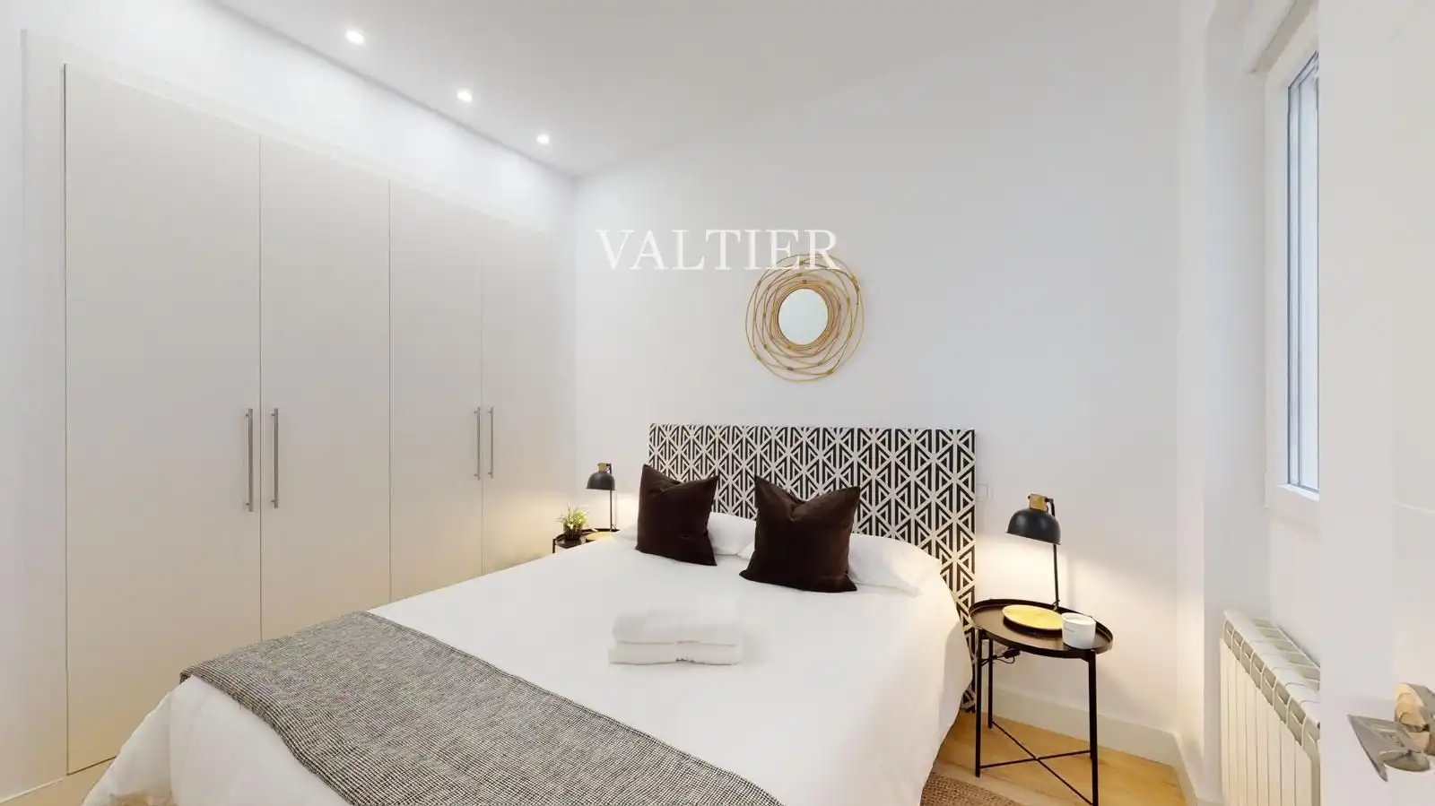Bedroom of Flat for rent in Madrid  with Furnished