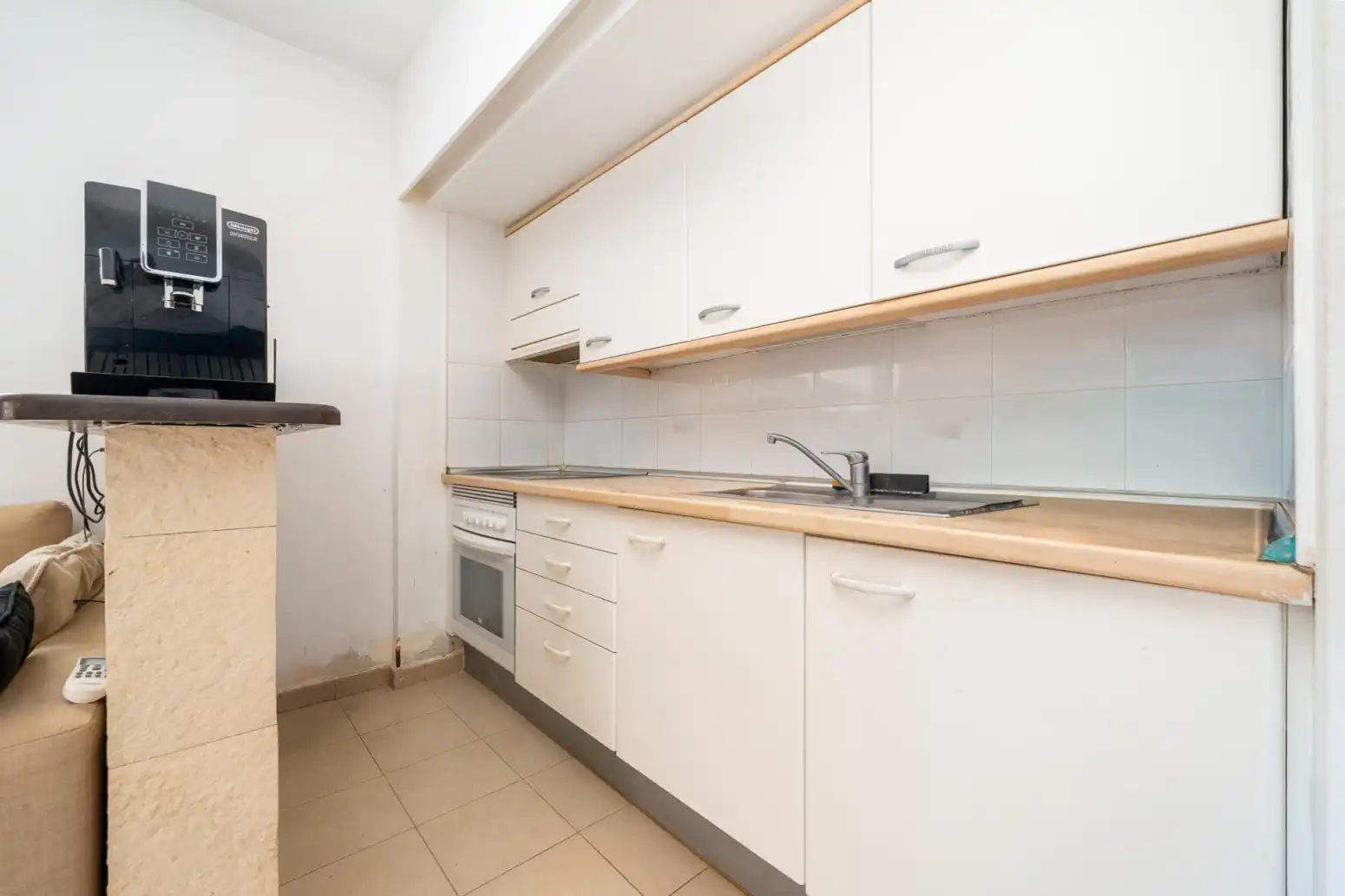 Küche von Wohnung zum Verkauf in Llucmajor mit Klimaanlage, Heizung und Parkett