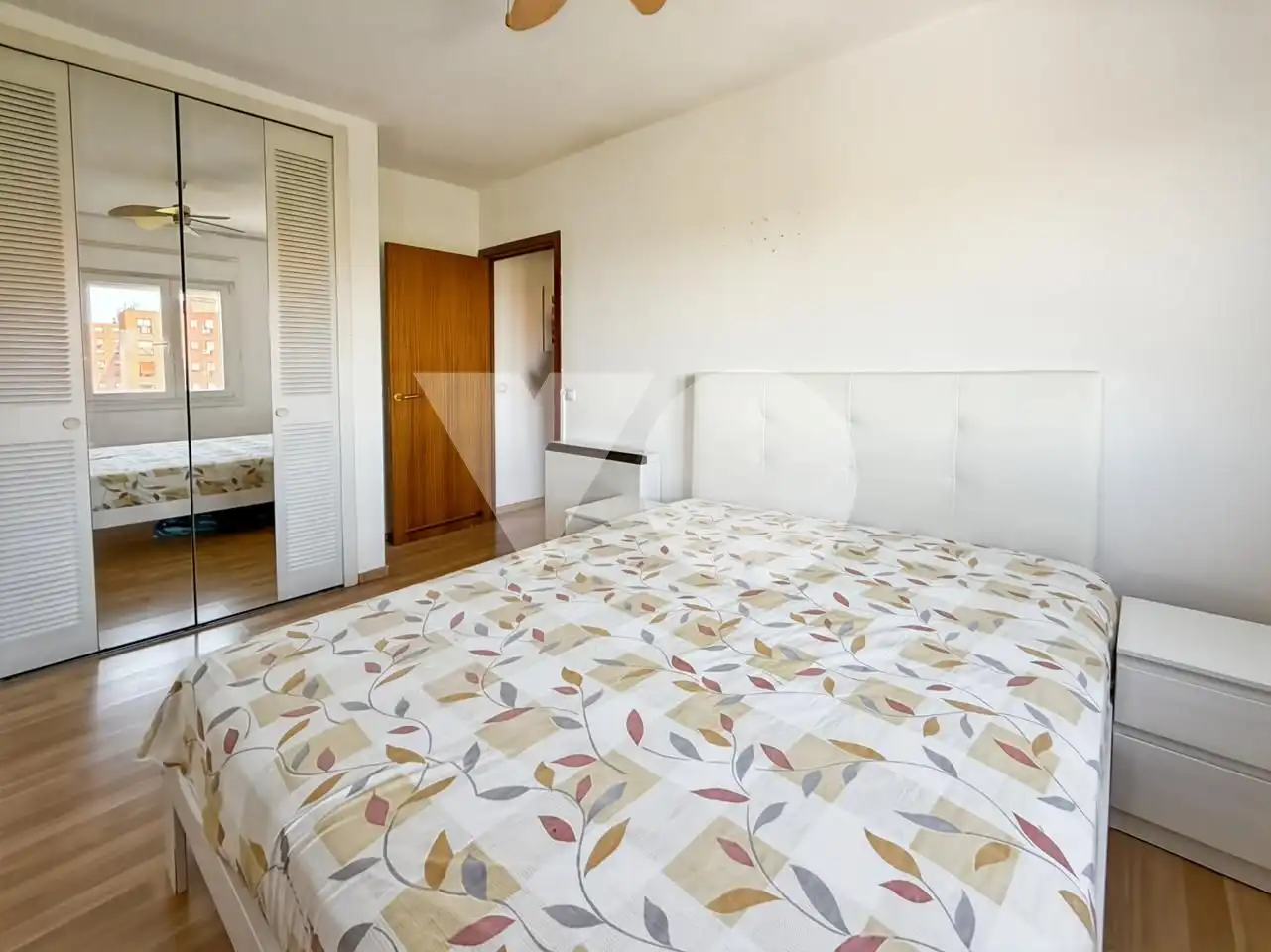 Bedroom of Flat for rent in Madrid  with Air Conditioner, Heating and Terrace
