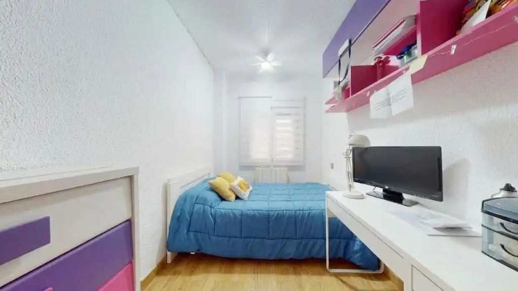 Bedroom of Flat for sale in Puente de Vallecas