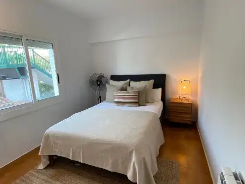 Schlafzimmer von Wohnung zur Miete in Sitges mit Terrasse, Schwimmbad und Balkon