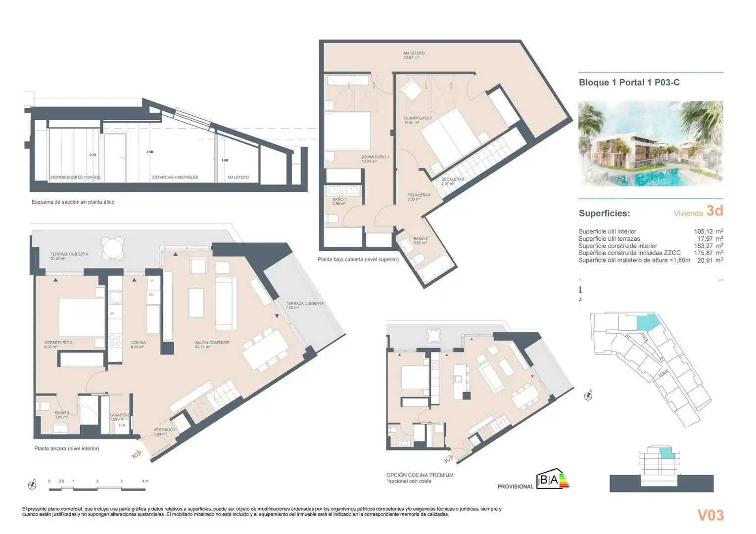 Penthouse mit Pool zum Verkauf in Centro ciudad, imagen 24