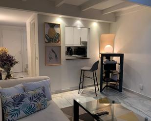Living room of Duplex to rent in  Madrid Capital  with Air Conditioner and Furnished