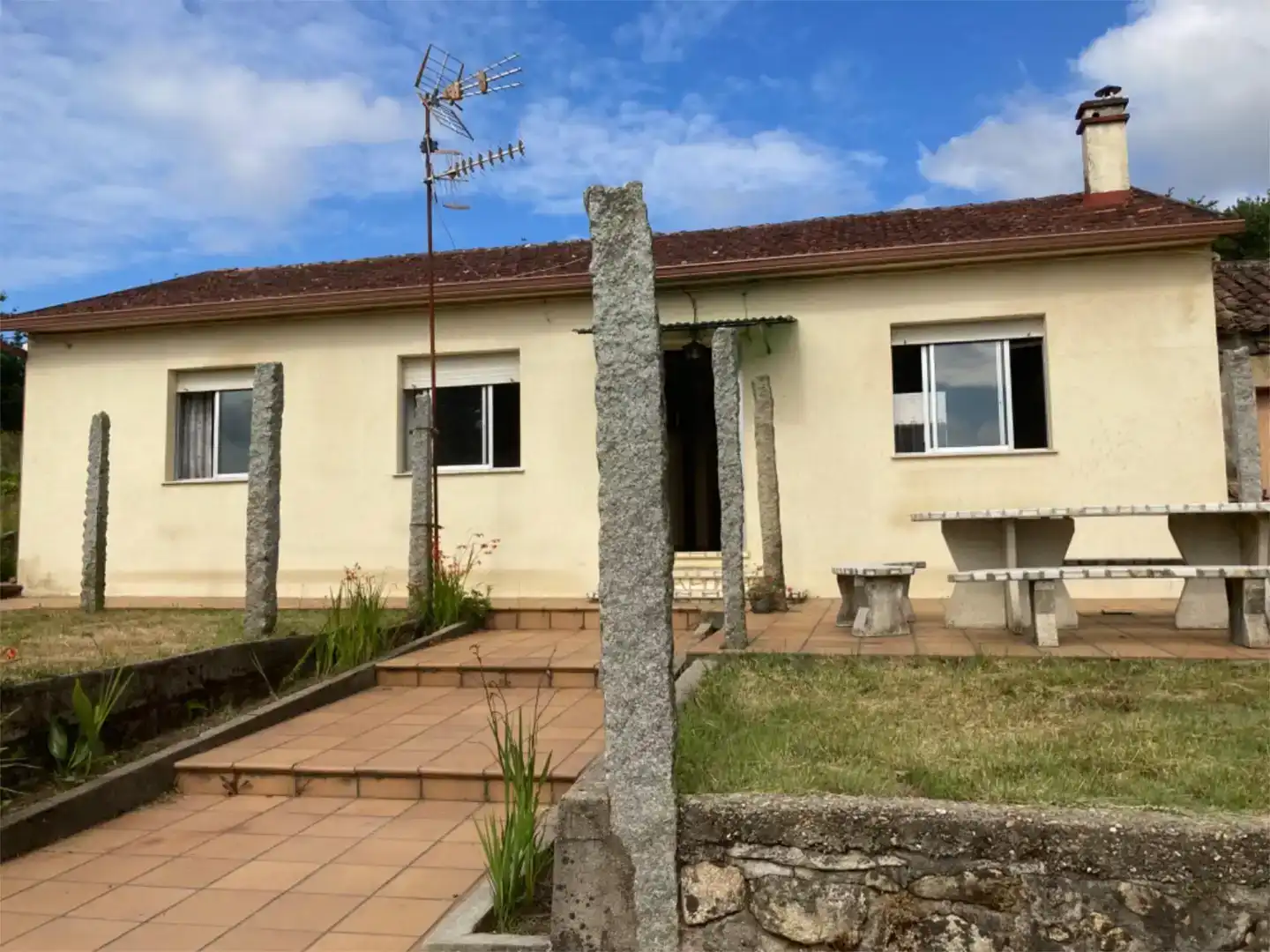 Vista exterior de Planta baja en venta en Tomiño con Jardín privado, Trastero y Amueblado
