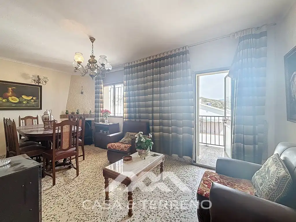 Living room of Houses for sale in Almáchar  with Air Conditioner and Terrace