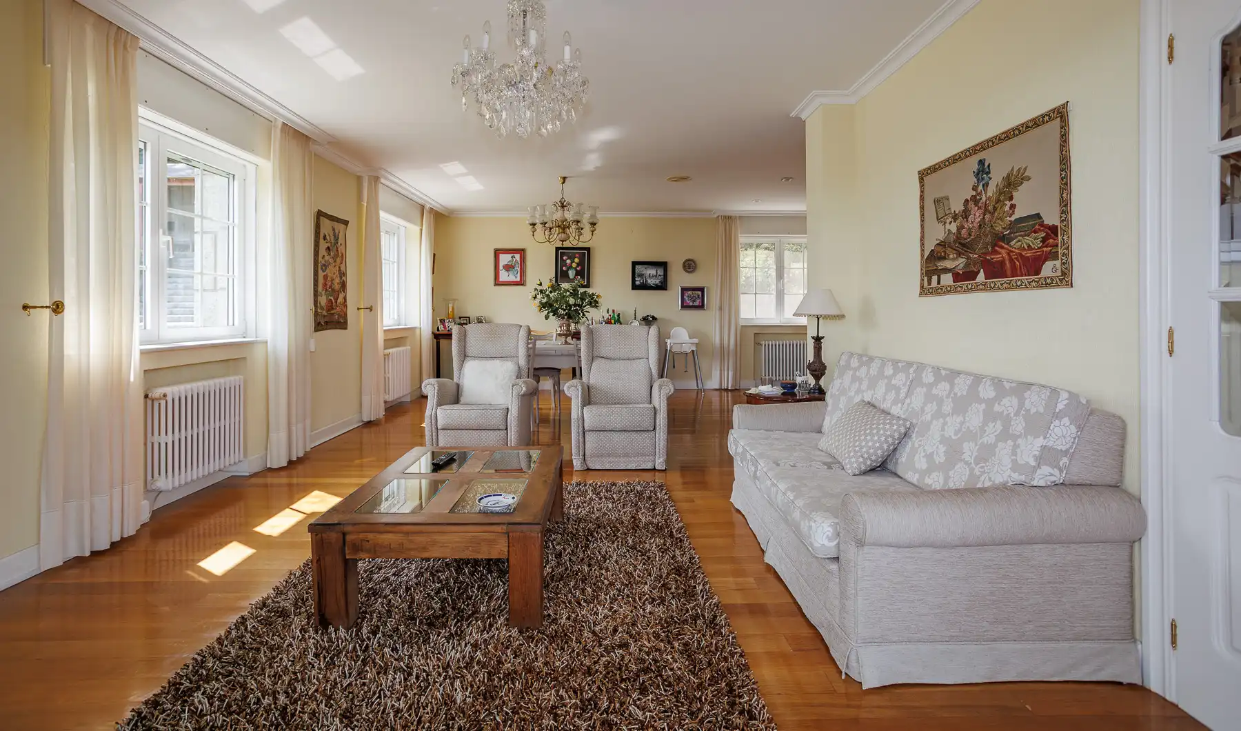 Sala de estar de Casa o chalet en venta en Lugo con Piscina