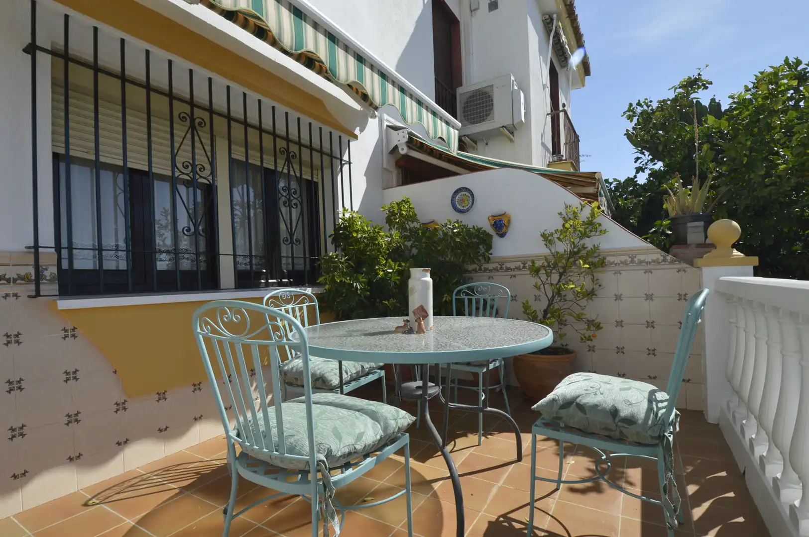 Terrace of Houses for rent in Benalmádena  with Air Conditioner, Terrace and Furnished
