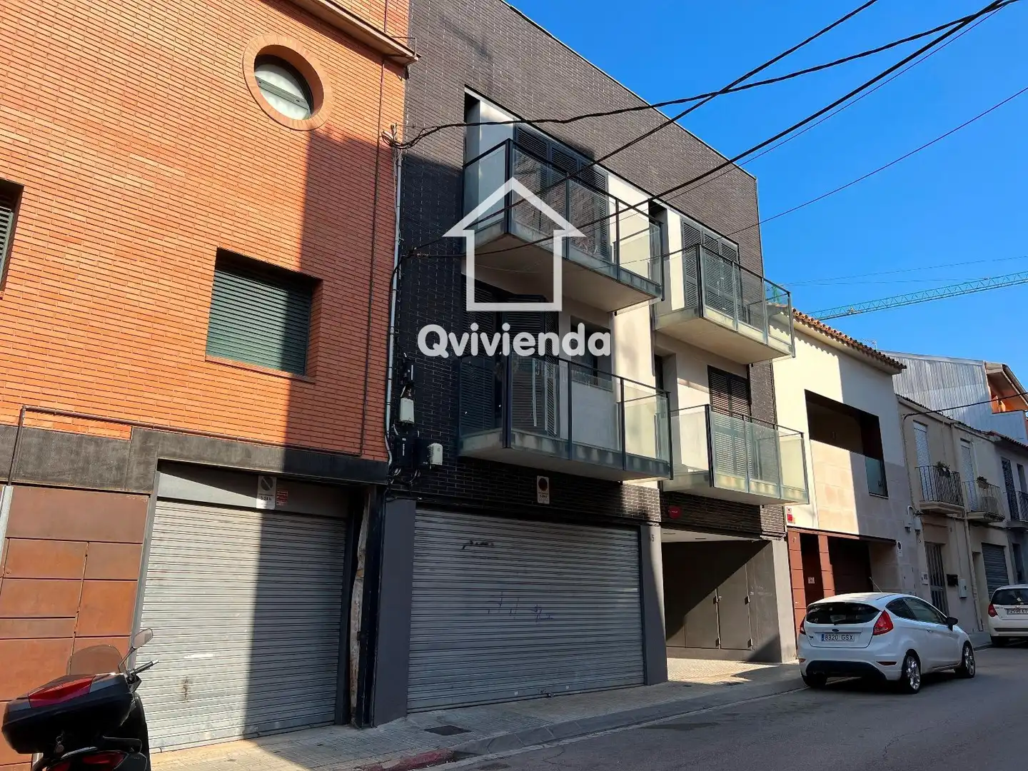 Vista exterior de Pis en venda en Granollers amb Calefacció