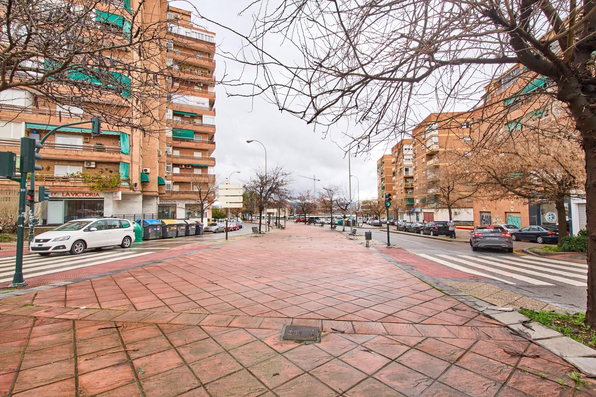 Vista exterior de Pis en venda en  Granada Capital amb Aire condicionat, Terrassa i Moblat