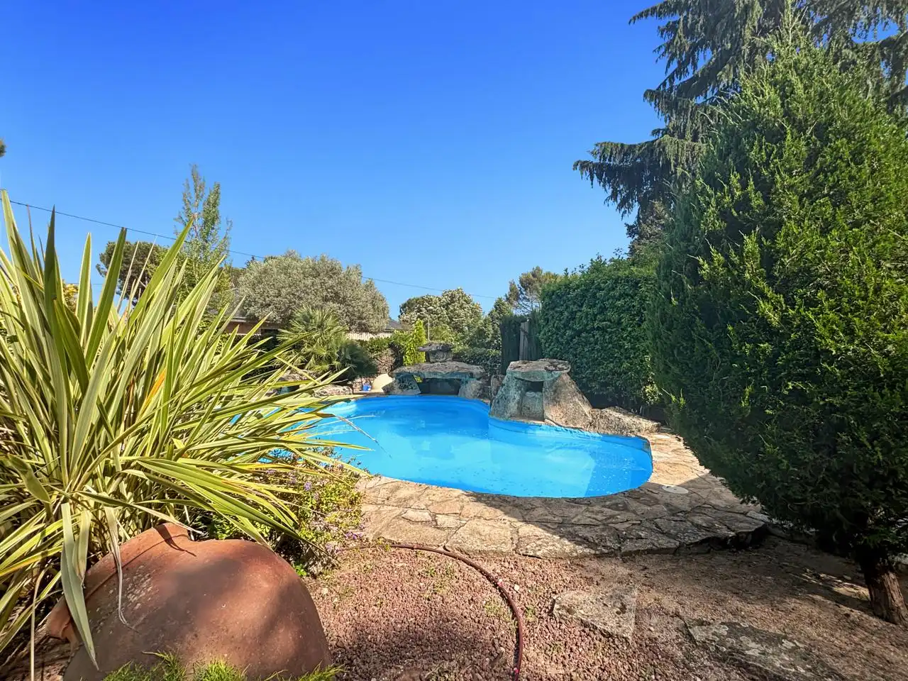 Piscina de Casa o xalet en venda en Galapagar amb Calefacció, Jardí privat i Parquet