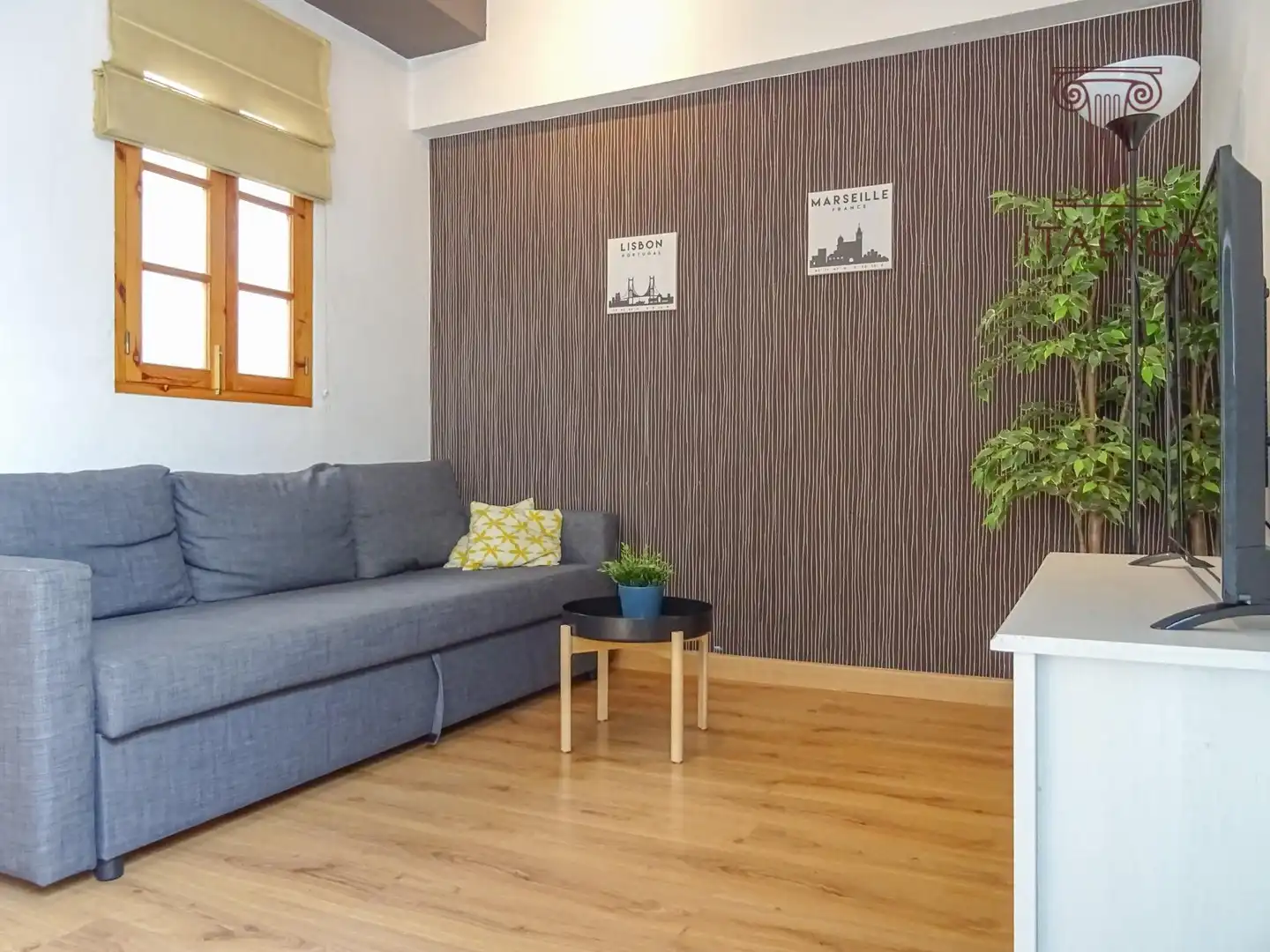 Wohnzimmer von Dachboden zum Verkauf in Sevilla mit Klimaanlage, Terrasse und Abstellraum