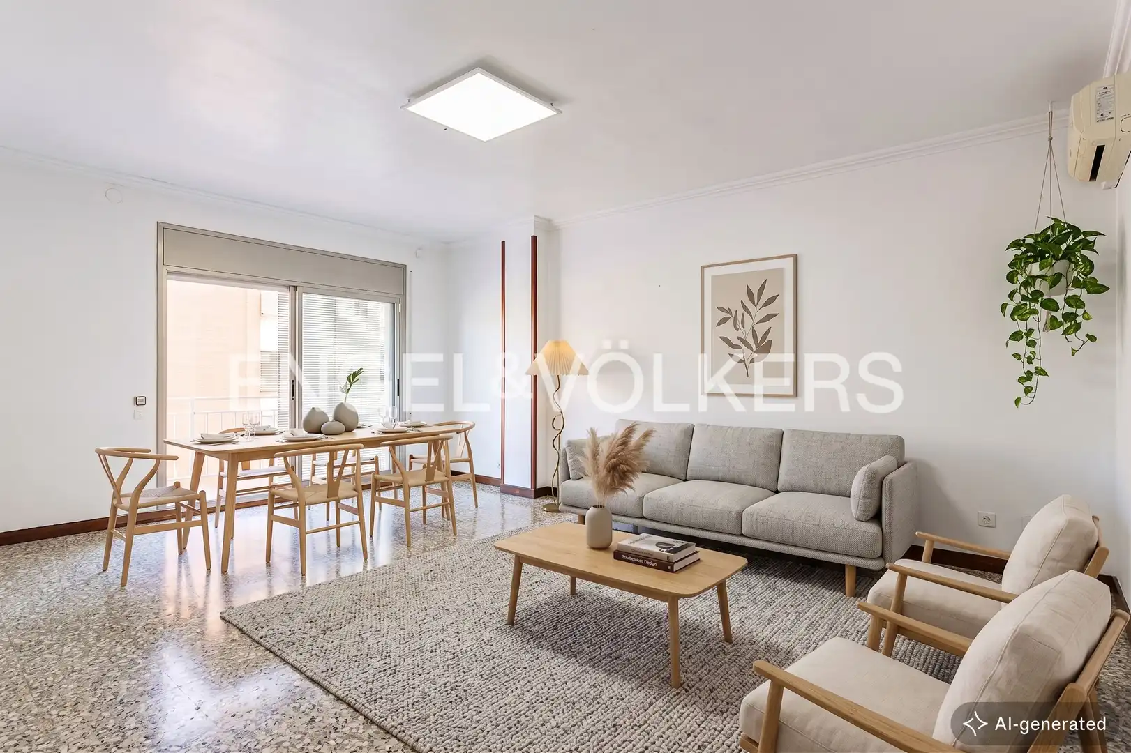Sala d'estar de Pis en venda en Barcelona amb Aire condicionat, Calefacció i Terrassa