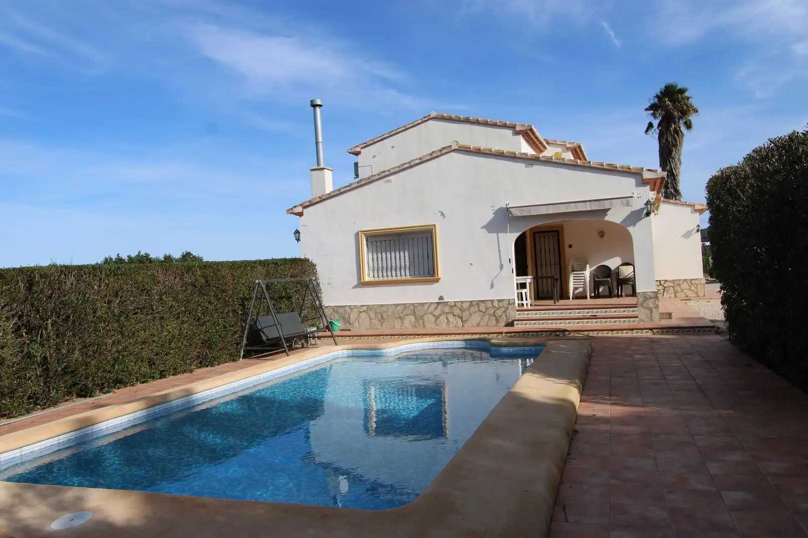 Piscina de Casa o xalet en venda en Benidoleig amb Aire condicionat, Calefacció i Jardí privat