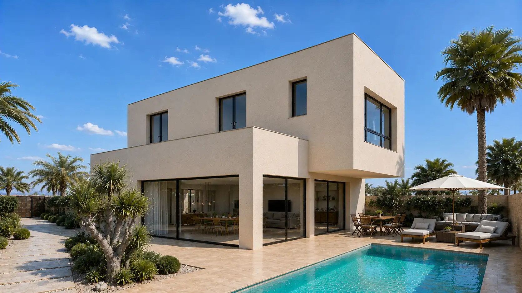 Vista exterior de Casa o chalet en venta en Pilar de la Horadada con Aire acondicionado, Jardín privado y Terraza
