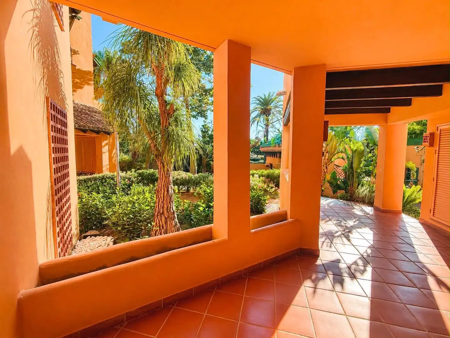 Terrace of Ground floor for rent in Marbella  with Air Conditioner, Terrace and Swimming Pool
