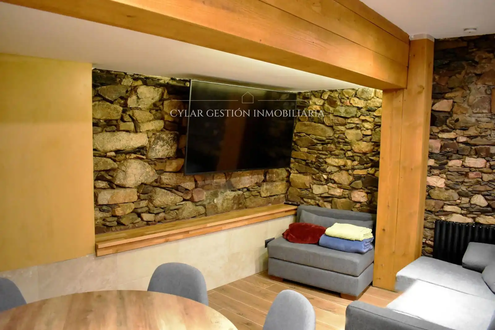 Sala de estar de Casa o chalet en venta en Garcibuey con Calefacción, Terraza y Amueblado