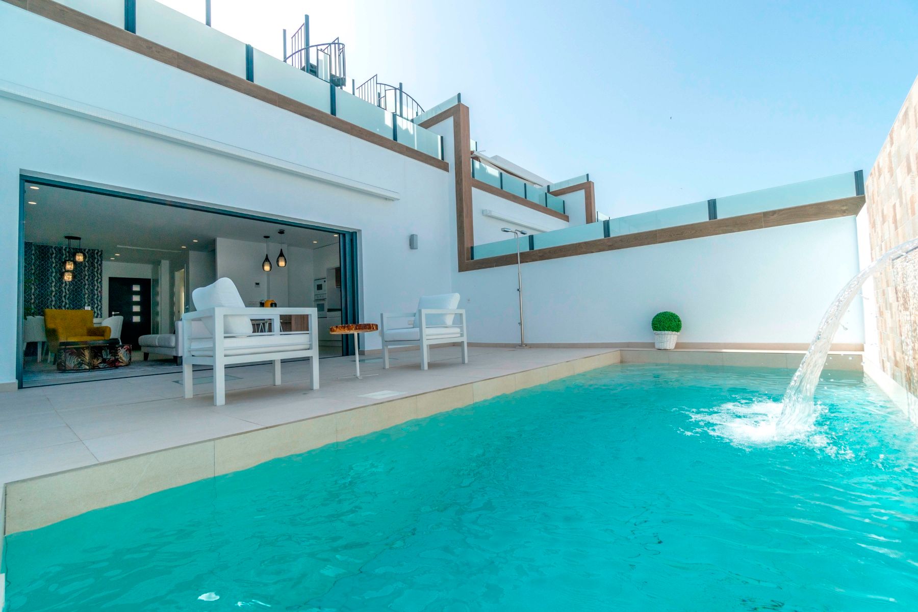 Swimming pool of House or chalet to rent in Benijófar  with Air Conditioner, Private garden and Terrace