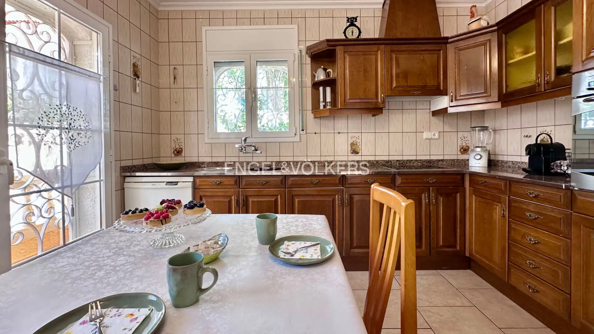 Cocina de Casa o chalet en venta en Mont-roig del Camp con Aire acondicionado, Calefacción y Jardín privado
