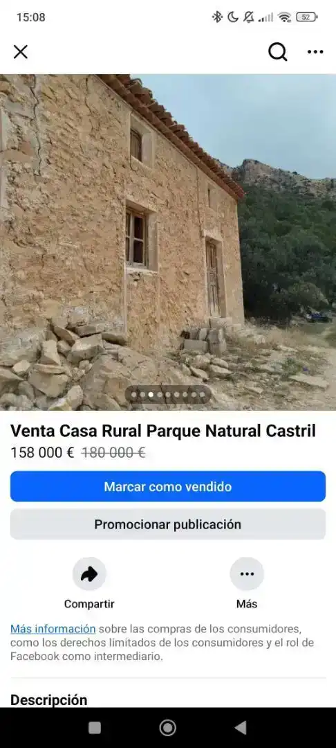 Finca rústica en venda en Castril