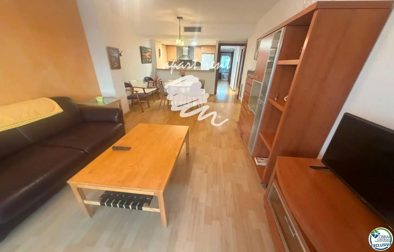 Sala de estar de Piso en venta en Roses con Aire acondicionado, Calefacción y Terraza