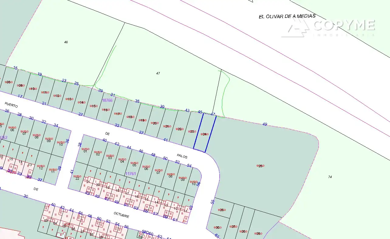 Terreny residencial en venda a Calle Puerto de Palos 47