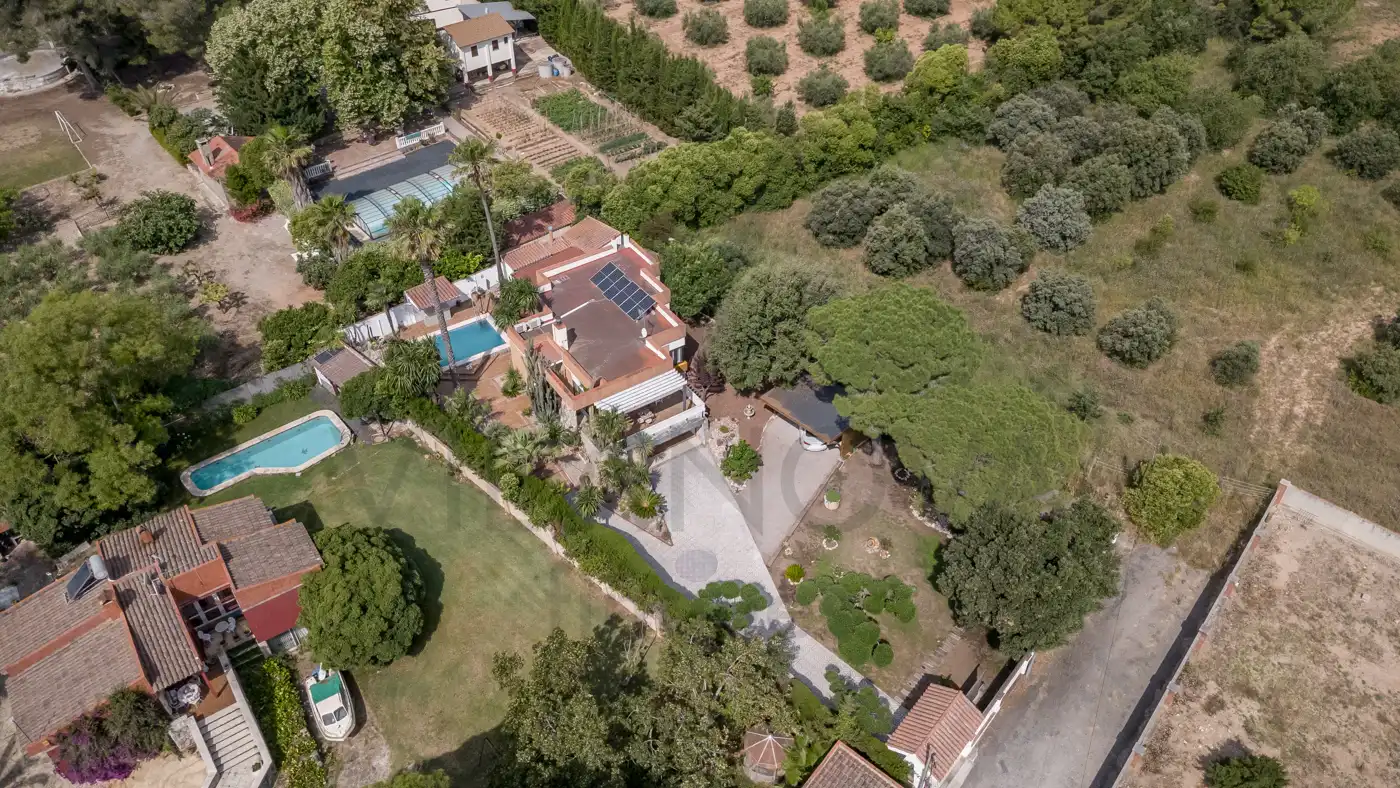 Vista exterior de Casa o xalet en venda en Valls amb Aire condicionat, Calefacció i Jardí privat