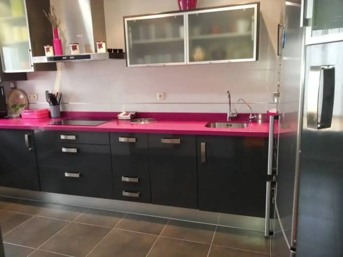 Cocina de Casa adosada de alquiler en Albacete con Aire acondicionado, Calefacción y Jardín privado