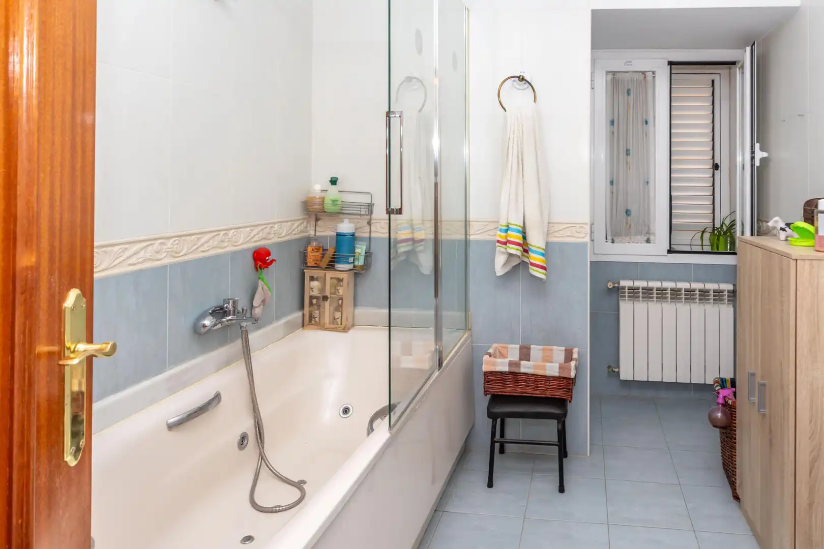 Bany de Casa o xalet en venda en Baza amb Jardí privat, Terrassa i Piscina