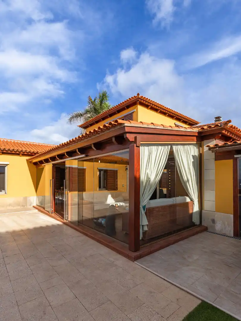 Terrassa de Casa o xalet en venda en Tacoronte amb Jardí privat, Terrassa i Piscina