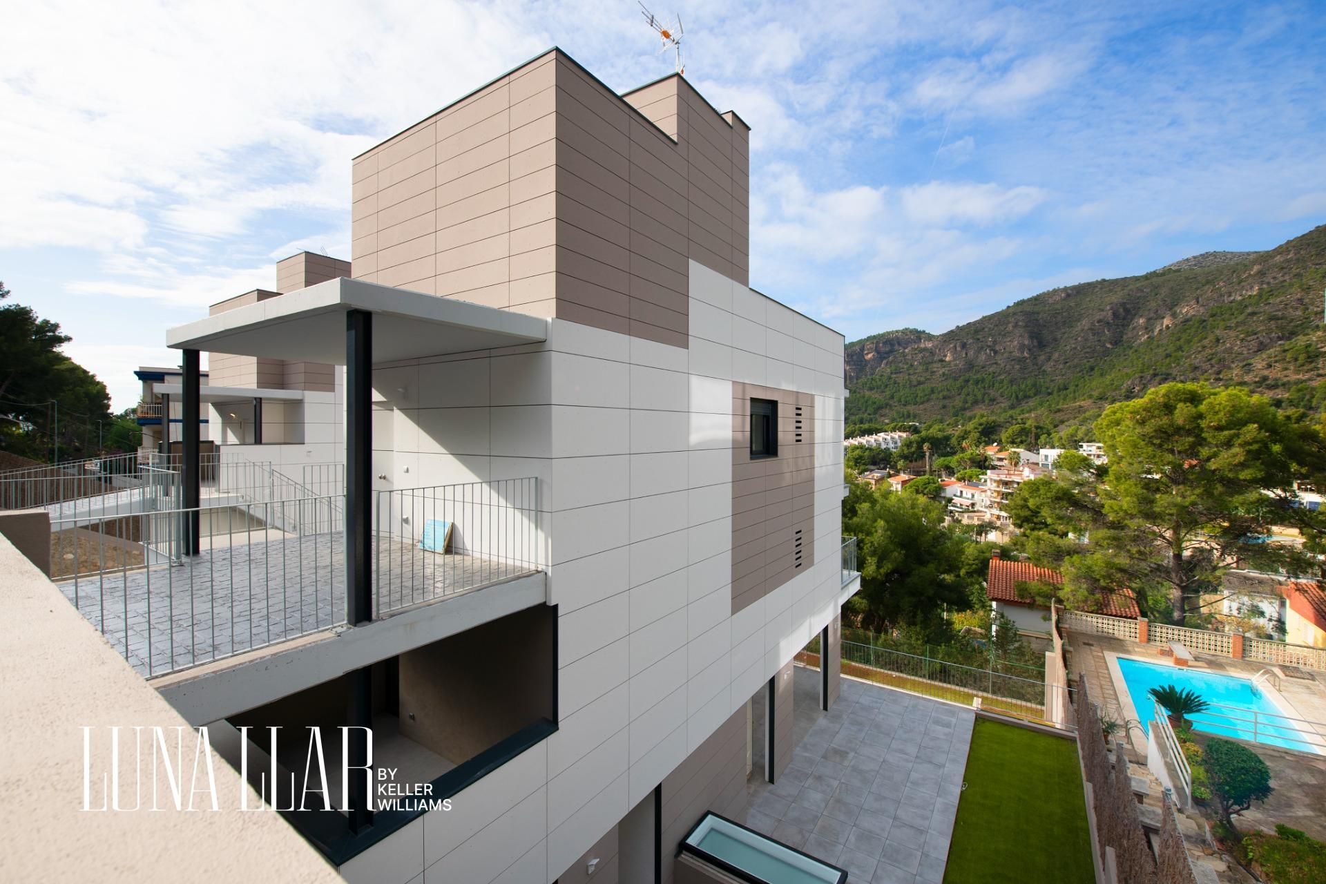 Vista exterior de Casa o xalet en venda en Castelldefels