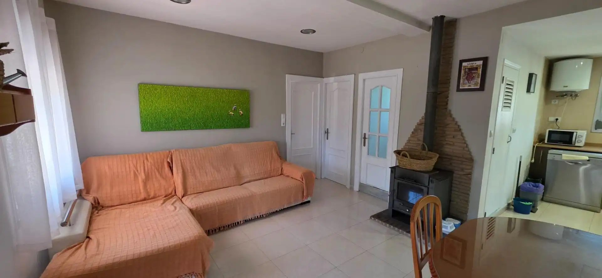 Sala d'estar de Casa o xalet en venda en Alzira amb Aire condicionat, Jardí privat i Traster