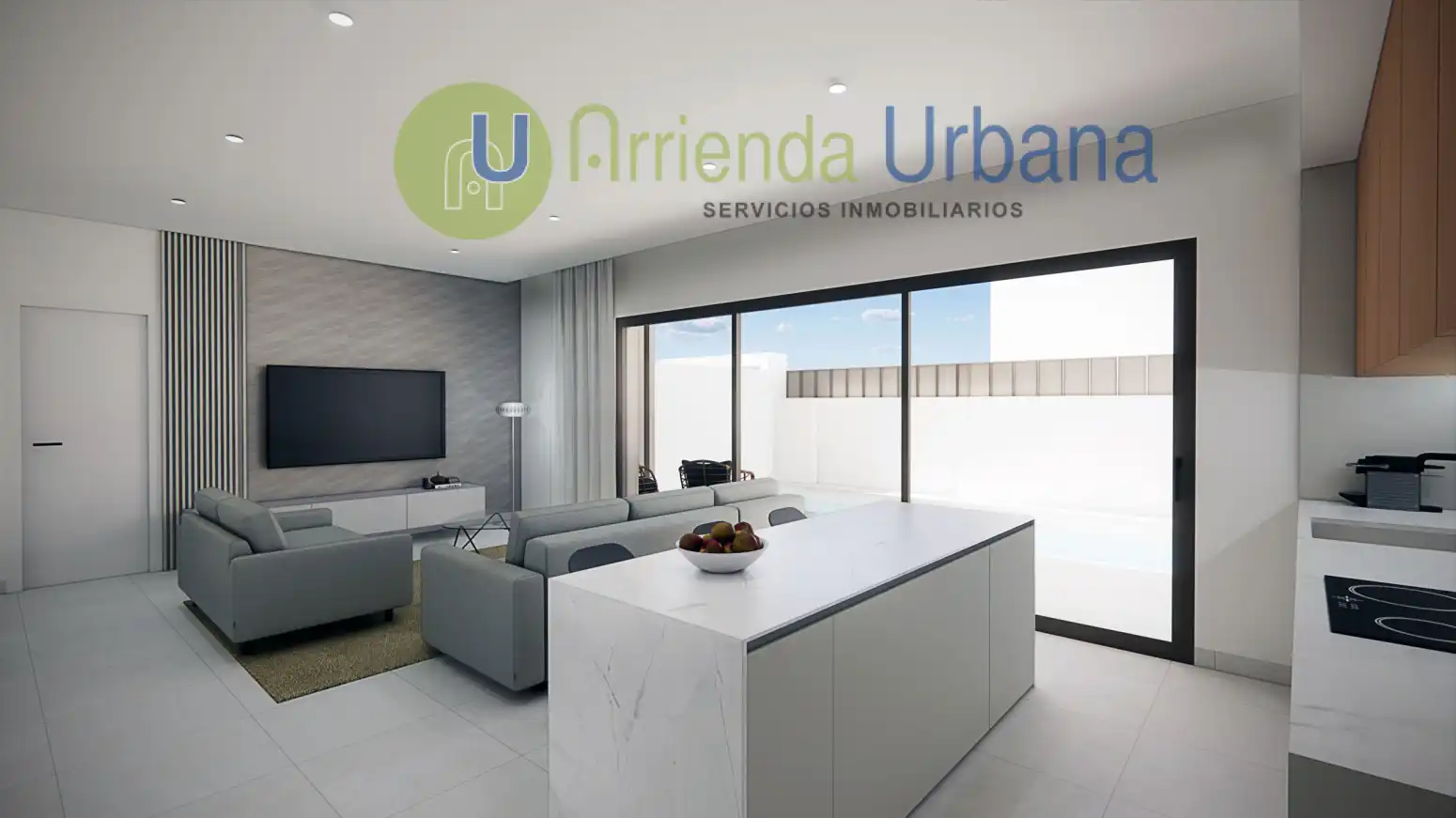 Cocina de Casa adosada en venta en Pilar de la Horadada con Calefacción, Terraza y Piscina