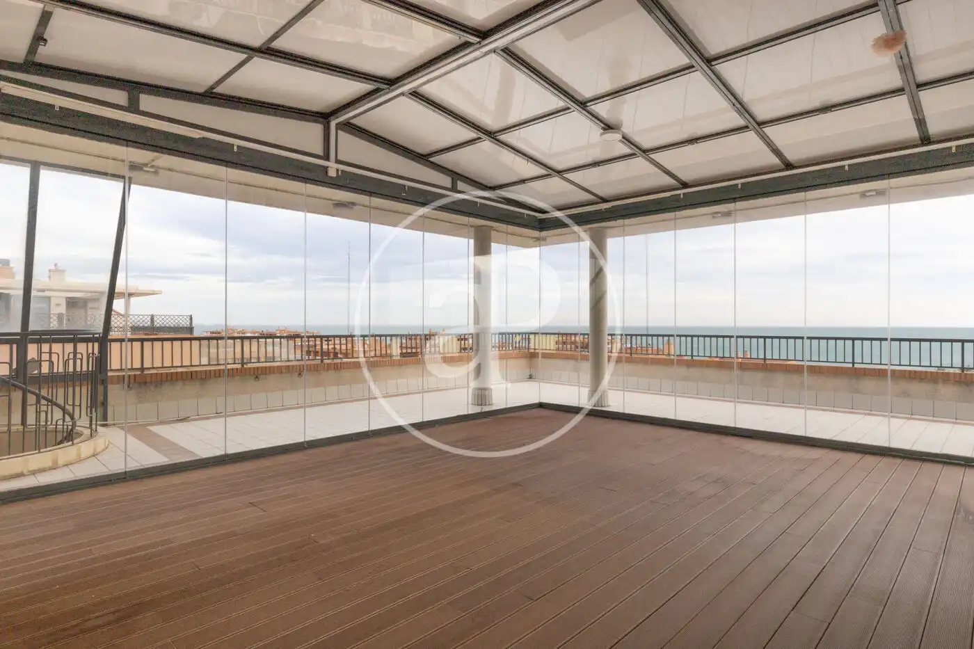 Terrace of Attic for rent in Alboraya  with Air Conditioner, Heating and Private garden