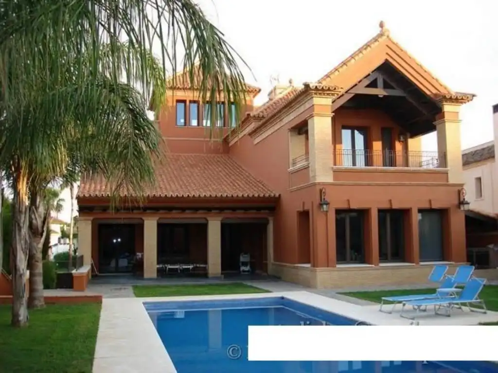 Vista exterior de Casa o chalet en venta en Bormujos con Aire acondicionado, Jardín privado y Terraza