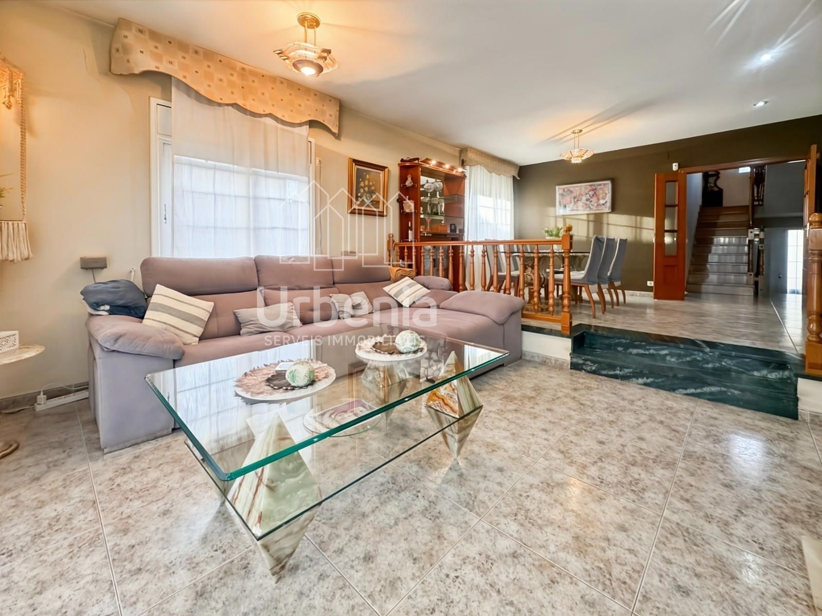 Sala d'estar de Casa o xalet en venda en Tordera amb Aire condicionat, Calefacció i Terrassa