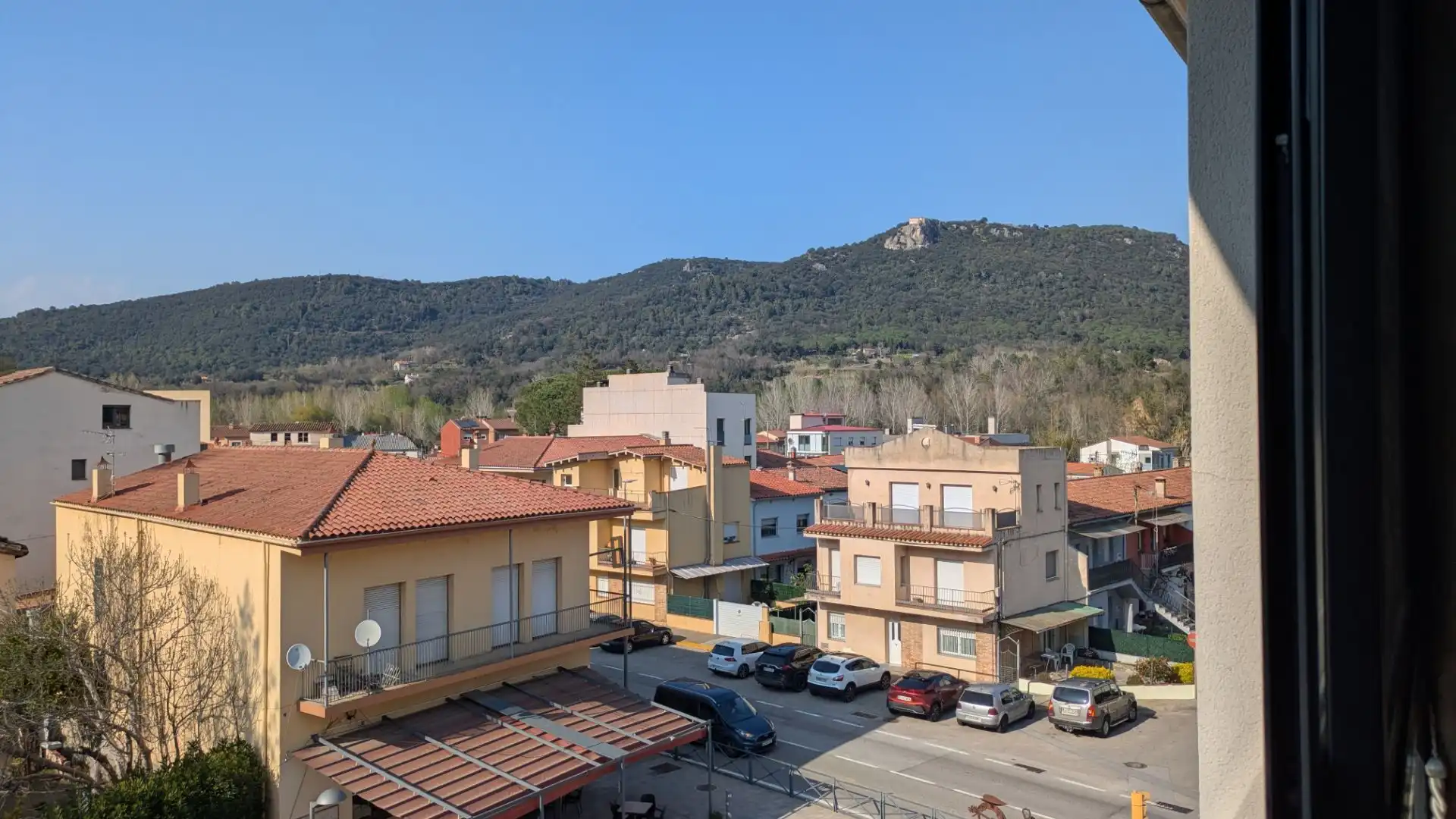 Exterior view of Flat for sale in Amer  with Heating