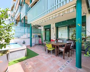 Terrace of Flat for sale in Badalona  with Terrace and Swimming Pool