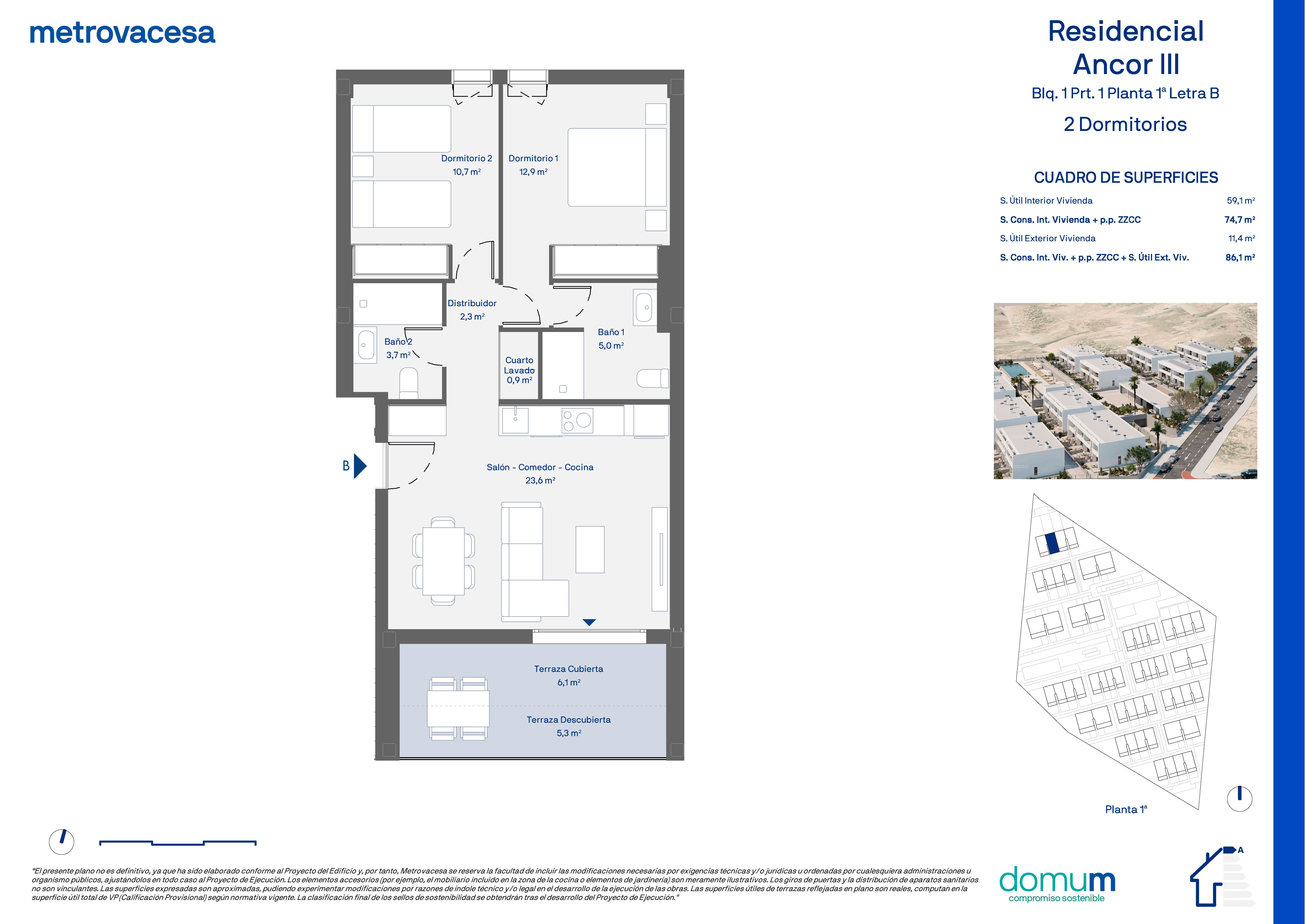 Attic for sale in Arico  with Private garden, Terrace and Storage room