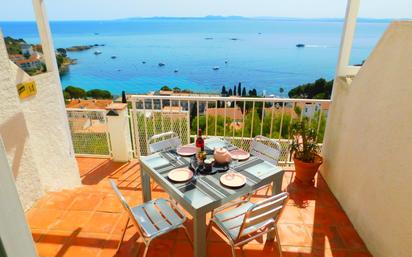 Terrace of Single-family semi-detached for sale in Roses  with Terrace, Furnished and Washing machine